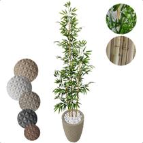 Bambu Artificial 2 Metros Japones Grande Vaso Decoração