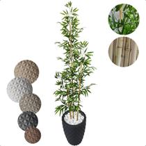 Bambu Artificial 2 Metros Japones Grande Vaso Decoração