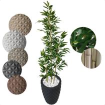 Bambu Artificial Folha Grande 2 Metros Grande Vaso Decoração