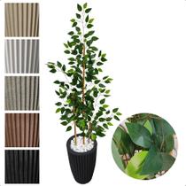Bambu Da Sorte 150cm Planta Artificial Com Vaso Decorativo