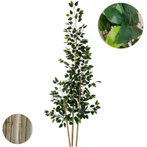 Bambu Da Sorte Artificial 2 Metros Grande Sem Vaso Decoração