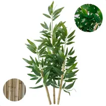 Bambu Da Sorte Artificial Folha Grande Sem Vaso