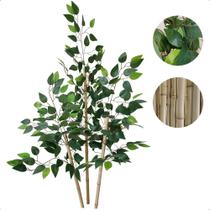 Bambu da Sorte Artificial Permanente Sem Vaso Decoração