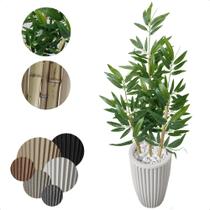 Bambu Planta Artificial Grande com Vaso Decoração para Sala Bambu Planta Artificial Grande com Vaso Decoração para Sala