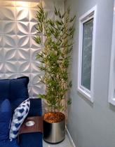 Bambu vertical artificial 4 hastes 1 mt/o vaso não acompanha - Toke verde