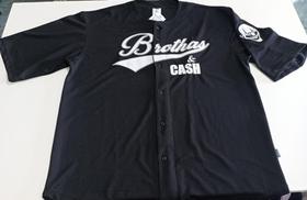 Bamiseta de Basebol Brothas And Cash