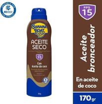 Banana Boat Óleo Bronzeador Spray Jato Seco Fps15 170g