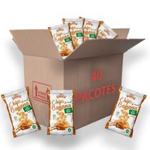 Banana Chips Açucar e Canela Sertanitos 50g - 40 pacotes
