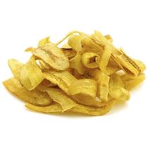 Banana Chips Salgada para Aperitivo, Lanches 500g DaFoods