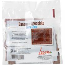 Banana com Chocolate Zero Açúcar Leven 75g 3 Unidades Sem Glúten