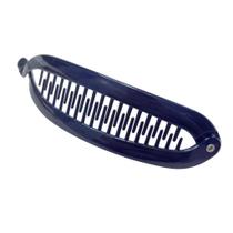 Banana de Cabelo Média com Design Liso Preto ou Marrom