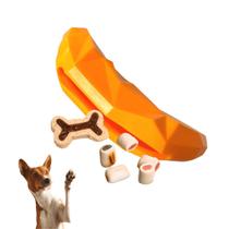 Banana Mordedor Brinquedo Para Cão Porta Petisco perfeito para estimulação do seu pet anti estres