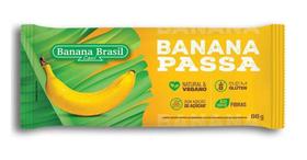 Banana Passa Natural Vegana Sem Açucar- Kit 6Un - Banana Brasil