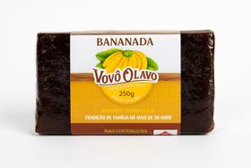 Bananada Vovô Olavo 250g Barra Tradição de Minas em Cada Fatia