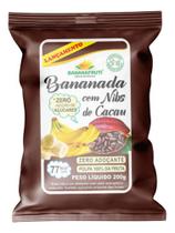 Bananada Zero Açúcar Com Nibs De Cacau - Bananafruti - 200 G