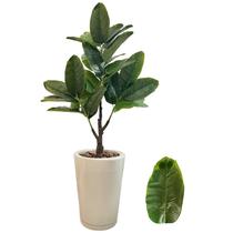 Bananeira Artificial Planta Com Vaso Folhas Cheias Decoração