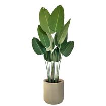 Bananeira Artificial Vaso Bojo Completo Toque Real Decoração