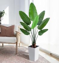 Bananeira Viajante Artificial Grande Planta 150cm, Planta Artificial Realista, Plantas artificiais para Vários Ambientes .