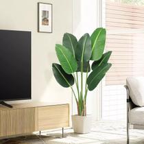 Bananeira Viajante Ravalena 1.20m Real Toque Planta Artificial de Luxo Bananeira Viajante Ravalena 1.20m Real Toque Planta Artificial de Luxo
