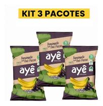 Bananinha Ayê Tradicional Uvas Passas Zero 3 Pacotes De 250g