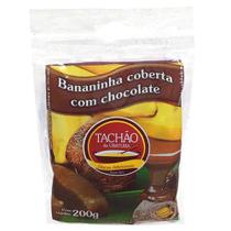 Bananinha Coberta Com Chocolate Tachão 200g - Tachão de Ubatuba