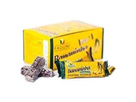 Bananinha Cremosa Faduni - kit com 24 und de 30g - CANDY TOYS