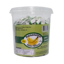Bananinha Santa Branca 100% Artesanal - Pote Com 30un Bananinha Santa Branca 100% Artesanal - Pote Com 30un