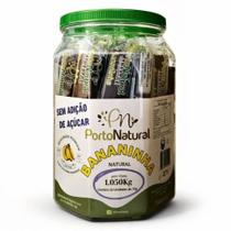Bananinha Sem Açúcar POTE Com 35 unidades e 31 calorias 1,050Kg Porto Natural