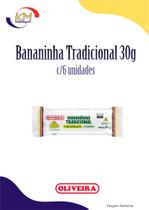 Bananinha Tradicional 30g c/6 unidades - Oliveira (9558)