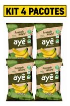Bananinha Tradicional Natural Zero Açúcares 4 Pacotes - 250g