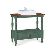 Bancada Aparador para Banheiro com Cuba 1 Gaveta Dália 3063 Linz Móveis