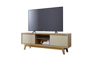 Bancada Atlas Cumaru Opala 1,64m Para TV Até 65 2 Portas de Correr com Pés Usinados Liberty Móveis Bancada Atlas Cumaru Opala 1,64m Para TV Até 65 2 Portas de Correr com Pés Usinados Liberty Móveis