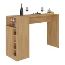 Bancada Balcão/mesa de Cozinha com Adega Multimóveis Mp2144 Madeirado Bancada Balcão/mesa de Cozinha com Adega Multimóveis Mp2144 Madeirado