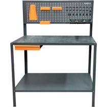 Bancada com gaveta + painel integrado e acessórios - 91513