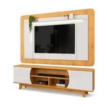 Bancada Com Painel Ector 2 Portas Com Led Suporte para TV de ate 70 Polegadas Cedro Bali - DJ Moveis Bancada Com Painel Ector 2 Portas Com Led Suporte para TV de ate 70 Polegadas Cedro Bali - DJ Moveis
