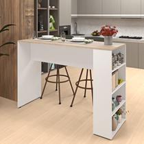 Bancada Cozinha Americana Gourmet Com Prateleiras Netmobil Bancada Cozinha Americana Gourmet Com Prateleiras Netmobil