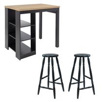 Bancada Cozinha Gourmet com 2 Banquetas Cd-1022