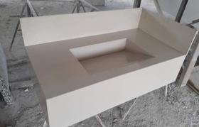 Bancada cuba esculpida porcelanato 80x45 Bancada cuba esculpida porcelanato 80x45