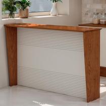 Bancada de Cozinha Genialflex Auris Ranhura Canela Off White