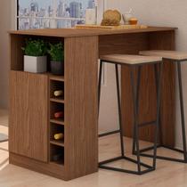 Bancada de Cozinha Genialflex Romana Porta Adega Ébano Fosco