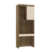 Bancada De Estudos Modulada 1 Porta 90cm Veneza Luciane Móve Avelã Pf/arenas Pf Bancada De Estudos Modulada 1 Porta 90cm Veneza Luciane Móve Avelã Pf/arenas Pf