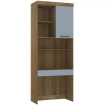Bancada de Estudos Modulada 90cm 1 Porta e 1 Gaveta Paris Luciane Móveis Bancada de Estudos Modulada 90cm 1 Porta e 1 Gaveta Paris Luciane Móveis