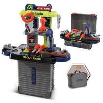 Bancada de Ferramentas Infantil 3 em 1 Maleta 31pç Maxi Toys Bancada de Ferramentas Infantil 3 em 1 Maleta 31pç Maxi Toys