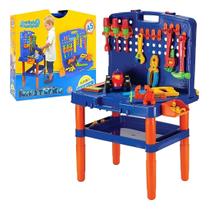 Bancada de Ferramentas Infantil Educativo 45 Peças 2 em 1 Poliplac Bancada de Ferramentas Infantil Educativo 45 Peças 2 em 1 Poliplac