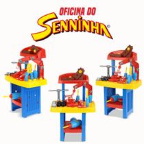 Bancada de Ferramentas Infantil Oficina de Brinquedo Senninha 47cm - paki toys