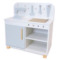 Bancada de Ferramentas Oficina Infantil Cinza Diversão Educativa