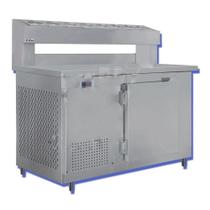 Bancada de Servico para Pizzaiolo Refrigerada Inox 355L 1,50M Bancada de Servico para Pizzaiolo Refrigerada Inox 355L 1,50M