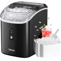 Bancada de silicone Nugget Ice Maker 33 lbs/24h preta