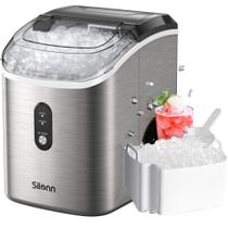 Bancada de silicone Nugget Ice Maker com limpeza automática de 33 libras por dia