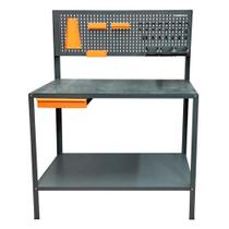 Bancada de Trabalho Aço com Painel e Gaveta 91513 - Presto